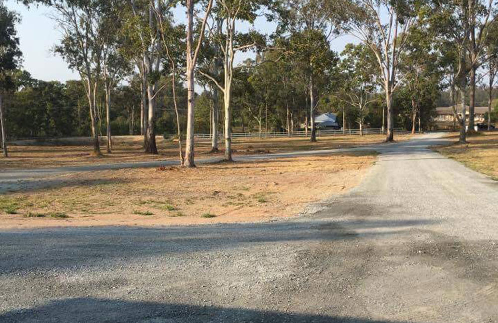 Residential Driveway Cut After